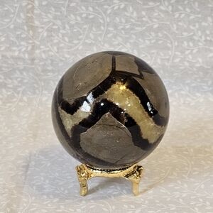 Septarian Crystal Sphere